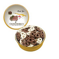 The Grand Tin w/ Chocolate Covered Mini Pretzels - Gold